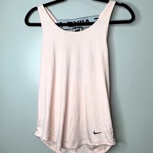 Nike Dri Fit Womens Size Small Pink T-Back Pullover Sleeveless Light Tank Top